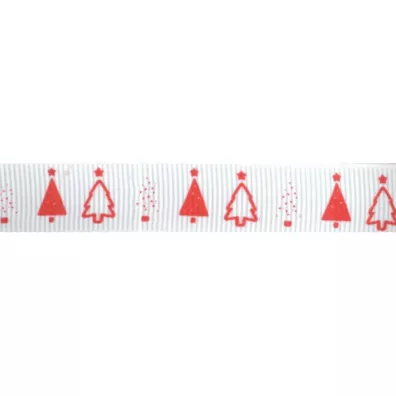 Wstążka ozdobna świąteczna 3m x 11mm Outlet