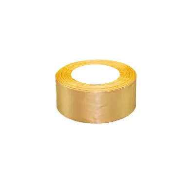 Brewis Wstążka satynowa złota 50mm x 32m