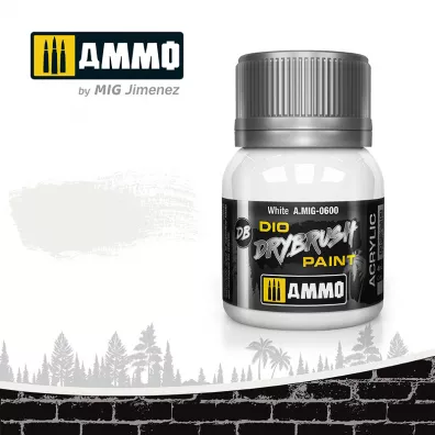 Ammo: DIO Drybrush - White 40 ml