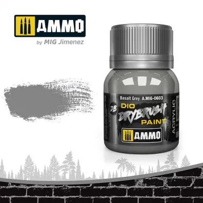 Ammo: DIO Drybrush - Basalt Grey 40 ml