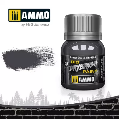 Ammo: DIO Drybrush - Panzer Grey 40 ml