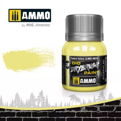 Ammo: DIO Drybrush - Faded Yellow 40 ml