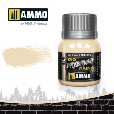 Ammo: DIO Drybrush - Light Skin 40 ml