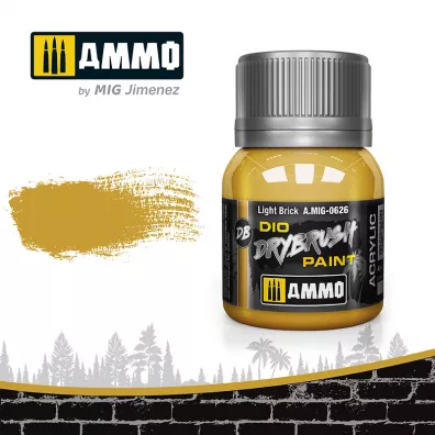 Ammo: DIO Drybrush - Light Brick 40 ml