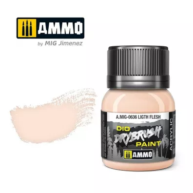 Ammo: DIO Drybrush - Ligth Flesh 40 ml