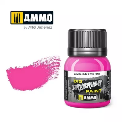 Ammo: DIO Drybrush - Vivid Pink 40 ml
