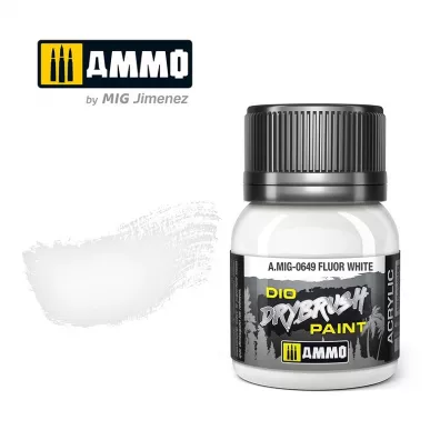 Ammo: DIO Drybrush - Fluor White 40 ml