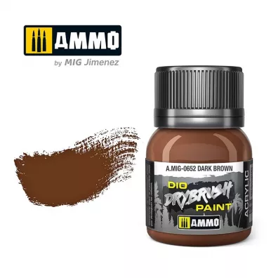 Ammo: DIO Drybrush - Dark Brown 40 ml