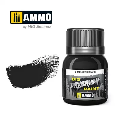 Ammo: DIO Drybrush - Black Brown 40 ml