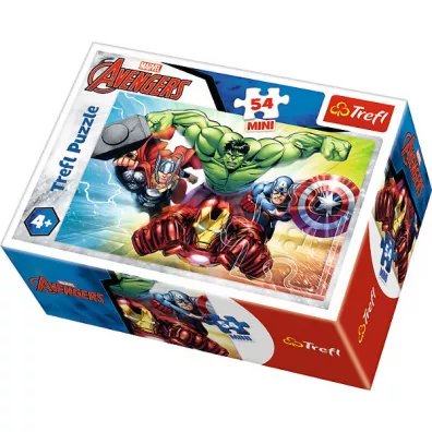 Puzzle mini 54 el. Bohaterowie Avengers