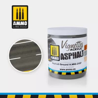 Ammo: Acrylic Mud - Vignettes - Asphalt Ground 100ml