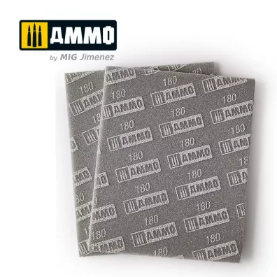 Ammo: Sanding Sponge Sheet - 180 (2) 2 szt.