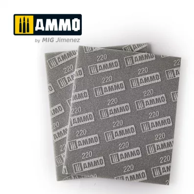 Ammo: Sanding Sponge Sheet - 220 (2) 2 szt.