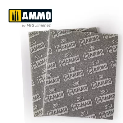 Ammo: Sanding Sponge Sheet - 280 (2) 2 szt.