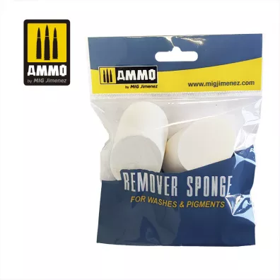 Ammo: Remover Sponge for Washes & Pigments - Split Face Weathering Blending Pad (2) 2 szt.