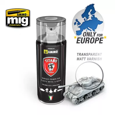 Ammo: Titans Matt Transparent Varnish / Base 400 ml