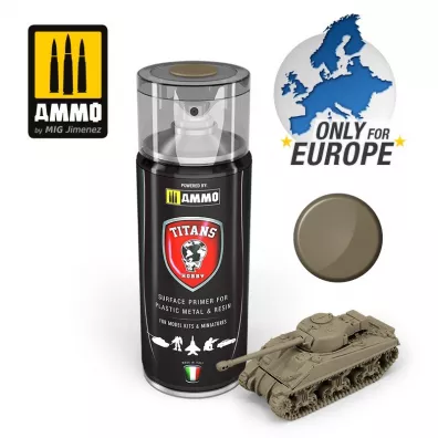 Ammo: Titans Matt Primer - Wooden Deck 400 ml