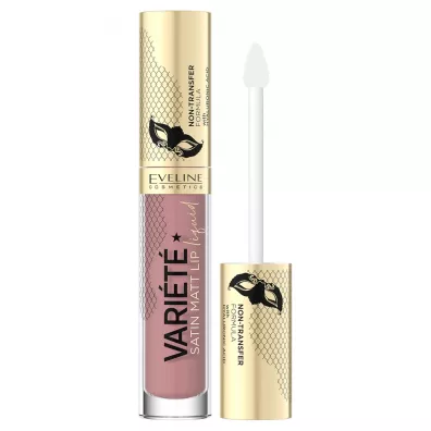 Eveline Cosmetics Cosmetics - VARIETE Satin Matt Lip Liquid - Pomadka w płynie - 4,5 ml - 02 Raspberry Cream