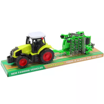 Traktor z przyczepą Trifox