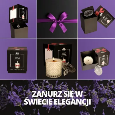 Big Nature Świeca sojowa zapachowa Lawenda 485 g
