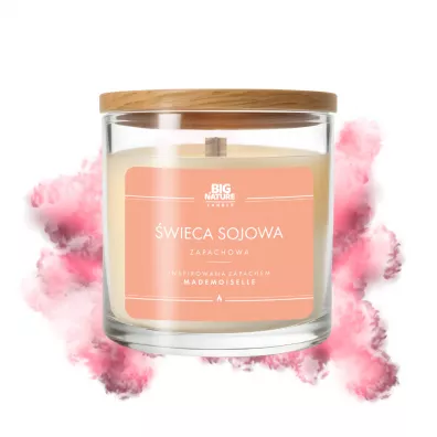 Big Nature Świeca sojowa inspiracja zapachowa Mademoiselle 150 g
