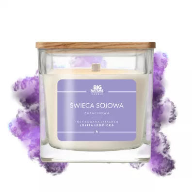 Big Nature Świeca sojowa inspiracja zapachowa Lolita Lempicka 450 g