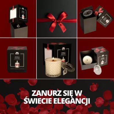 Big Nature Świeca sojowa zapachowa Róża 240 g
