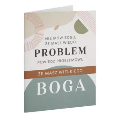 Kartka składana - Wielki Bóg