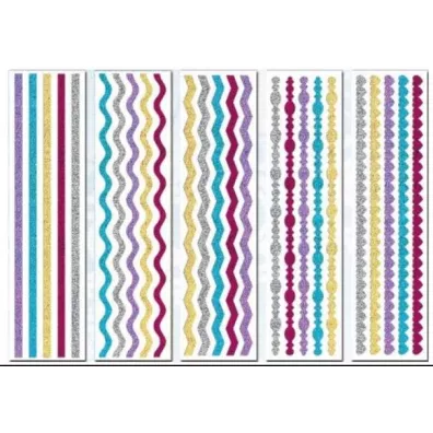 Brewis Wstążki samoprzylepne z brokatem 8 x 30cm