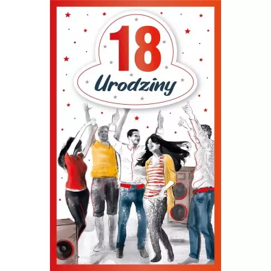 AbCard Kartka okolicznościowa Urodziny 18