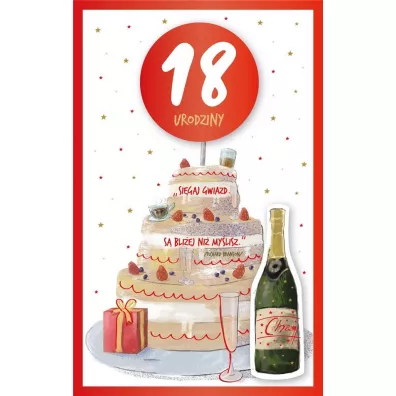 AbCard Kartka okolicznościowa Urodziny 18