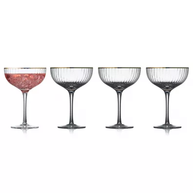 Lyngby Glas Kieliszki do koktajli Palermo 14634 4 x 315 ml