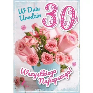 Armin Style Karnet Urodziny 30