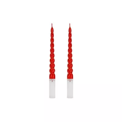 Świece stożkowe Mikołaj 25cm