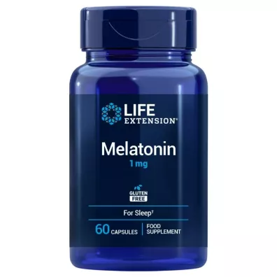 Life Extension Melatonin 1 mg EU Suplement diety 60 kaps.