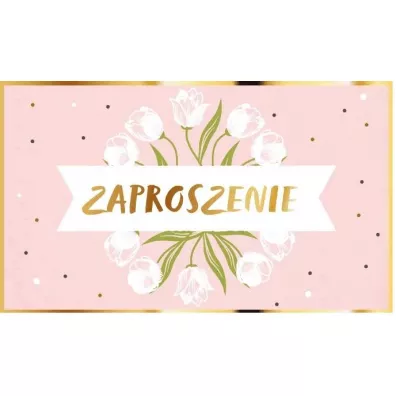 Zaproszenie Urodziny (10szt)