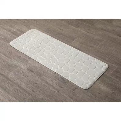 Tendance Dywanik łazienkowy 45x120 Stones Kremowy beżowy
