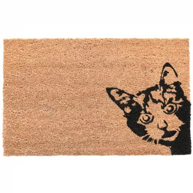 Esschert Design Wycieraczka z włókna kokosowego kot 40x59,5 cm