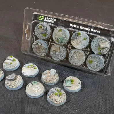 Gamers Grass: Bases Round - Urban Warfare 32 mm 8 szt.