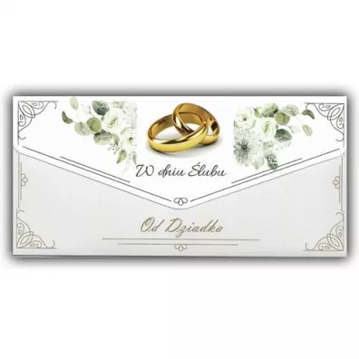 Karnet-koperta Ślub od Dziadka