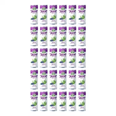 Pure Plus Napój z aloesem Aloe Vera Drink Winogrono Zgrzewka 30 x 240 ml