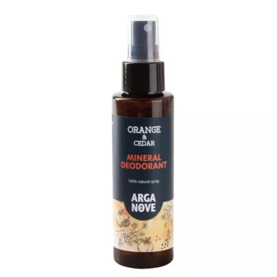 Arganove Dezodorant ałun Orange & Cedar mineralny 100 ml