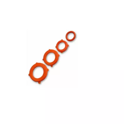 Bradas Uszczelki - zestaw orange 4x6 sztuk