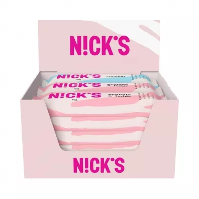 Nicks Batony Mix Peanuts n`Fudge, Coconut - orzech, kokos zgrzewka 15 x 40 g