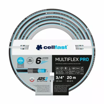 Cellfast Wąż ogrodowy multiflex pro ats2 3/4