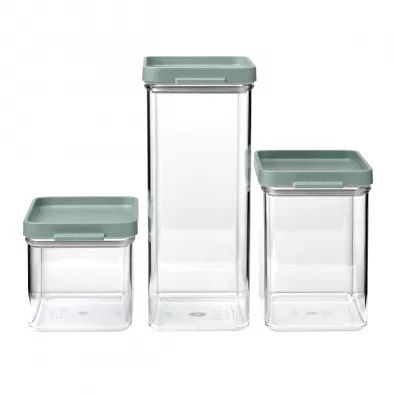 Mepal Zestaw 3 pojemników Omnia Nordic Sage 106400094700 700 ml + 1.1 l + 2 l