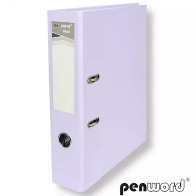 Penword Segregator A4 z okuciem pastelowy 7,5cm fioletowy
