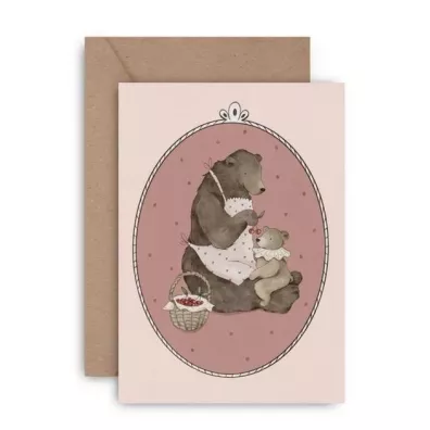 Karnet Mama - Mommy Bear