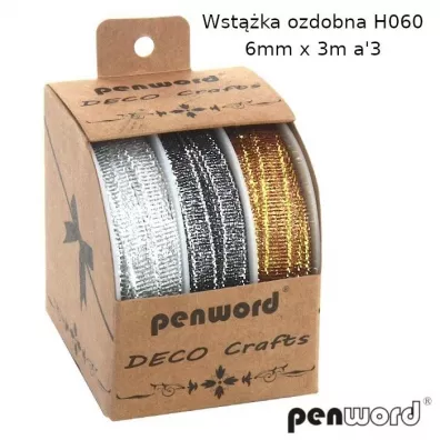 Penword Wstążka ozdobna 5mm, 36 x 3m