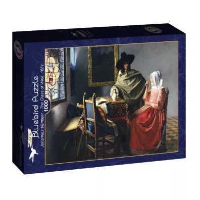 Puzzle 1000 Kieliszek wina, Vermeer Bluebird Puzzle